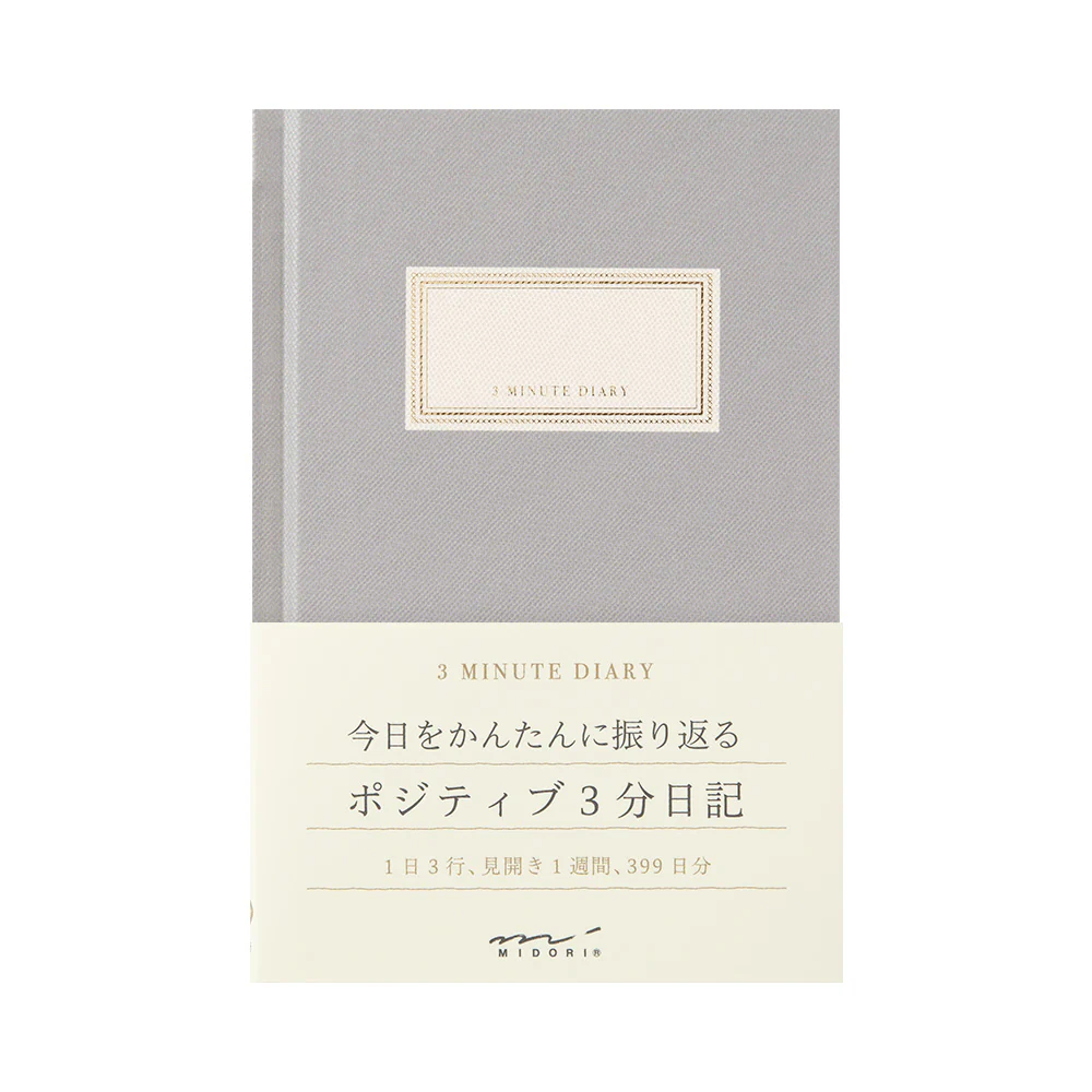 3 MINUTE DIARY Grey (grau)