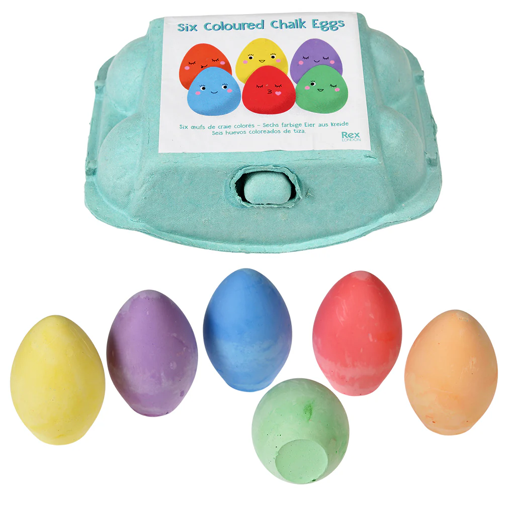 6 Kreide- Eier im Eikarton - Image 3