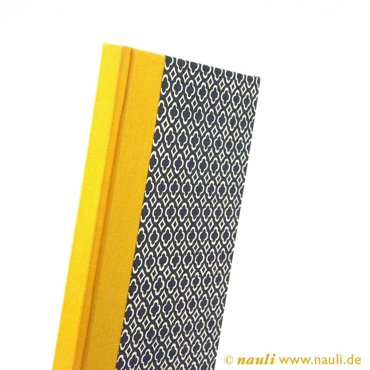 Adressbuch DIN A6 blau gelb quatrefoil - Image 4