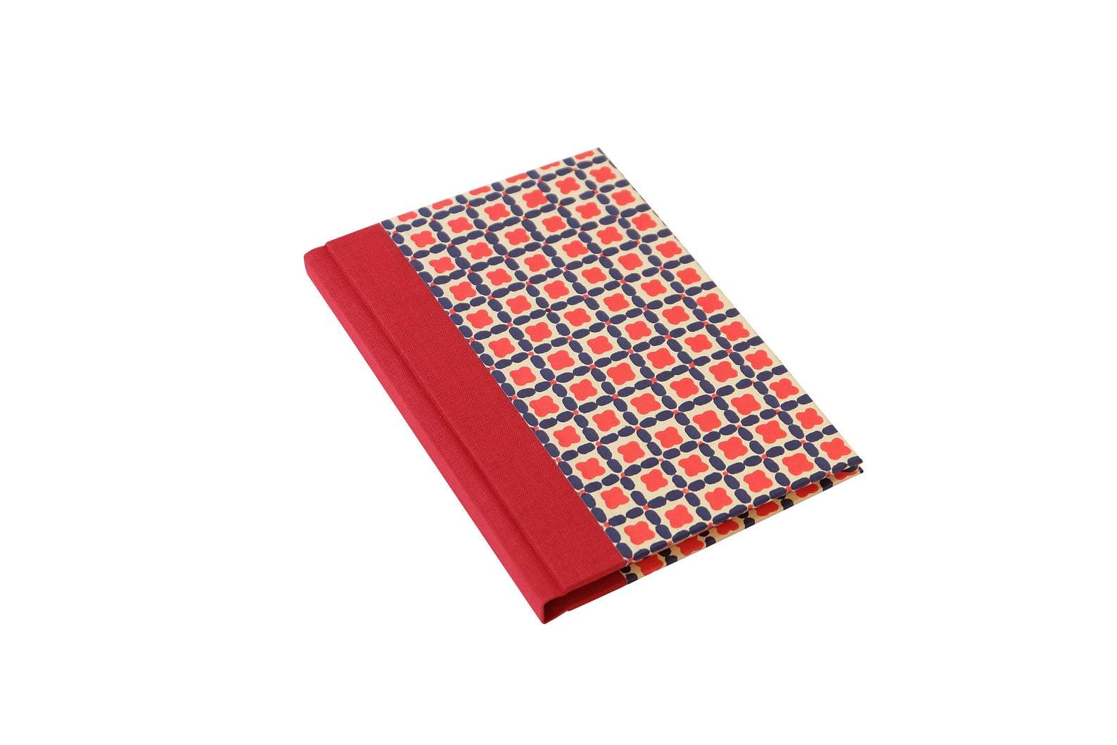 Adressbuch DIN A6 Happy Square blau rot - Image 3