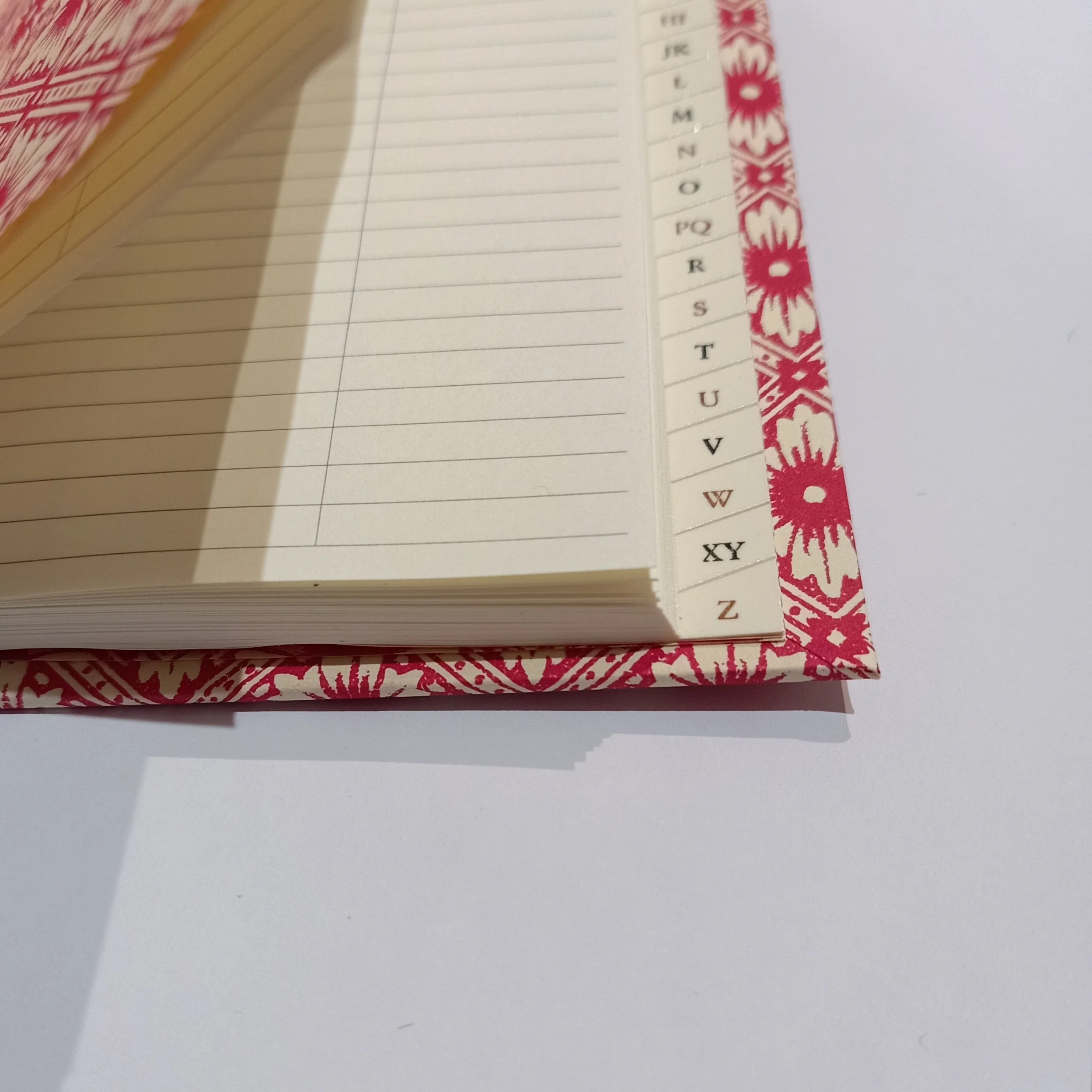 Adressbuch DIN A6 Java Blumen rot - Image 2