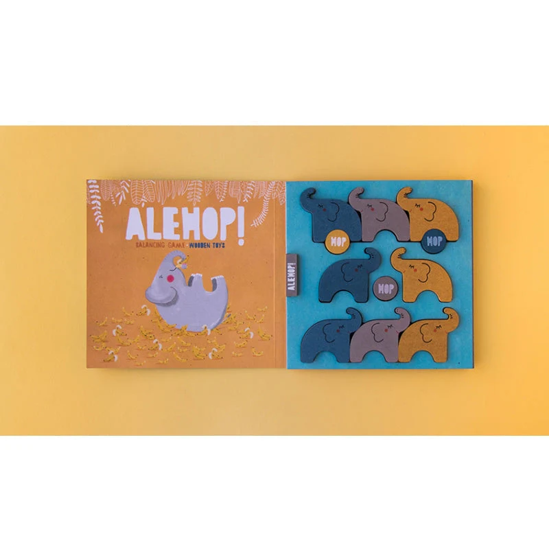 ALEHOP! - Elefanten - Geschicklichkeitsspiel aus Holz - Image 3