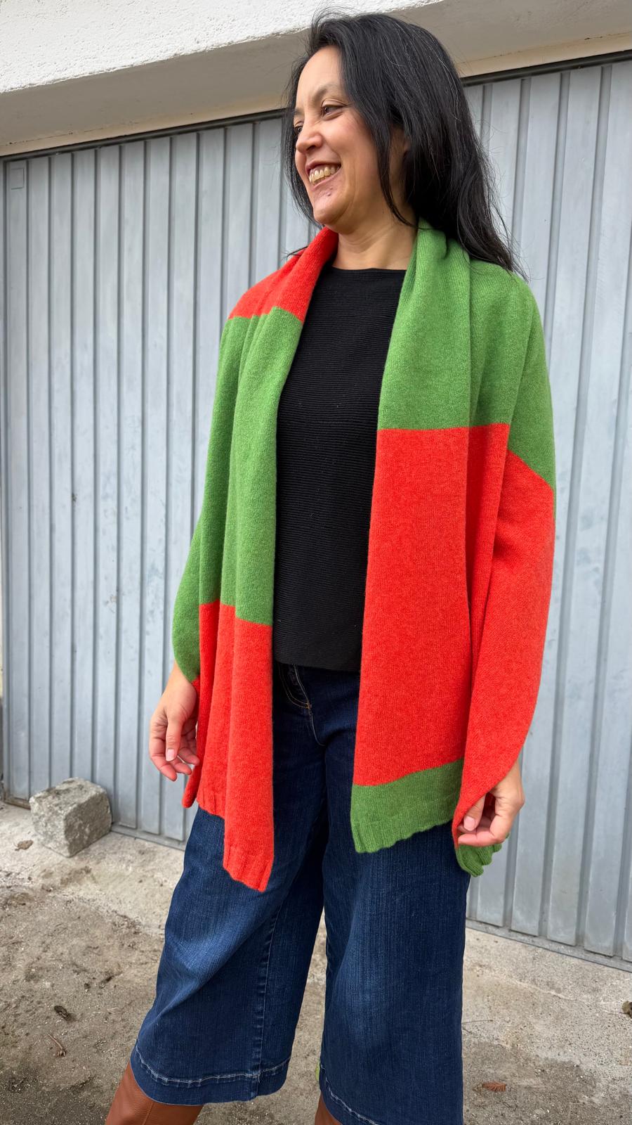 Bowden Colour Block Stole Water Lily - Image 3