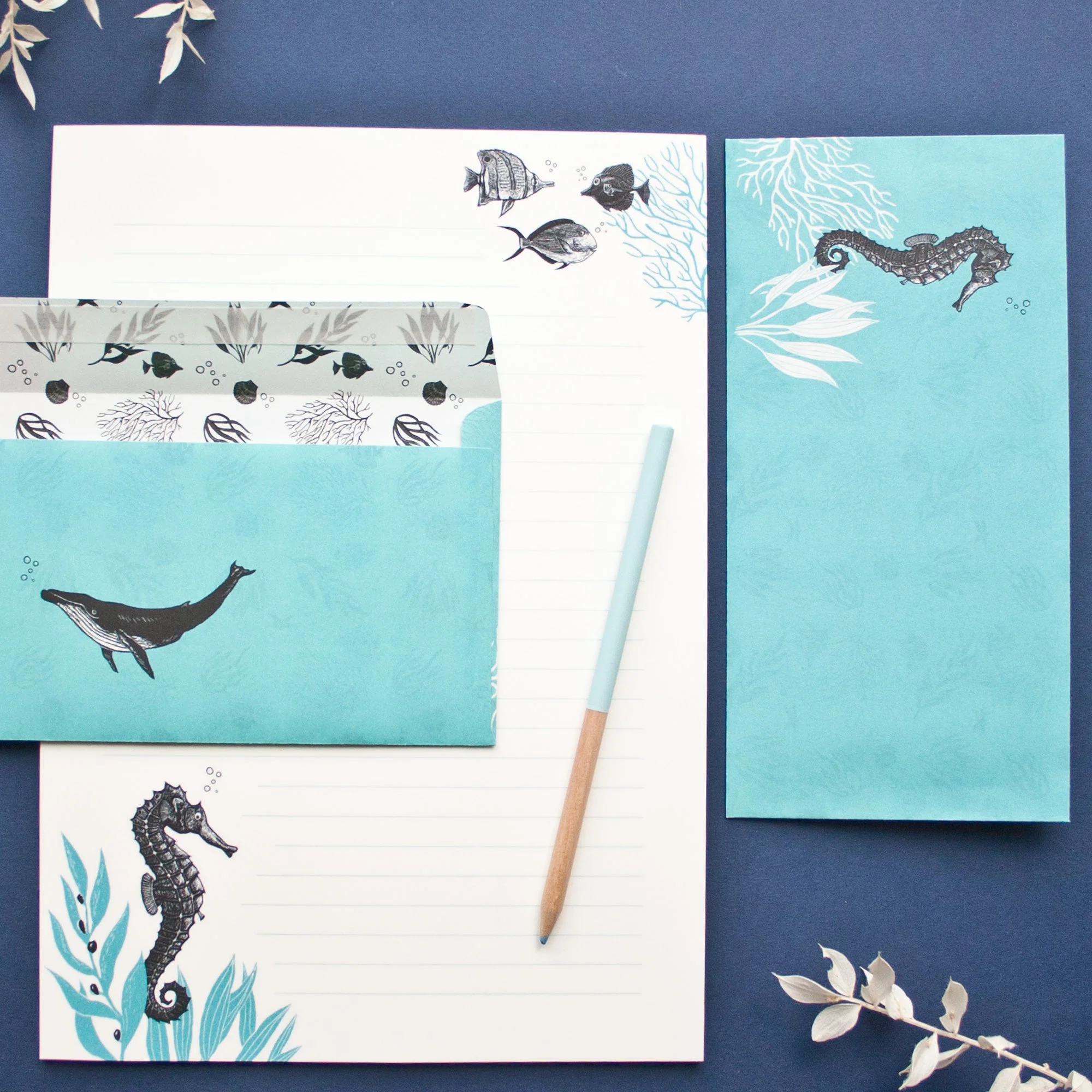 Briefpapier Set - Seepferd - Katja Rub - Image 2