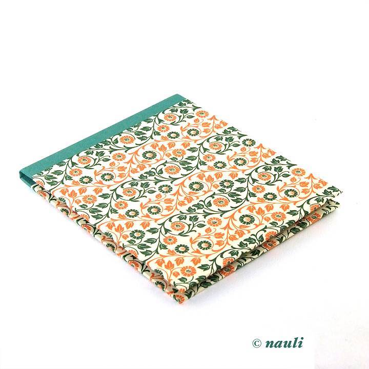 CD/ DVD Hülle floral grün orange - Image 3