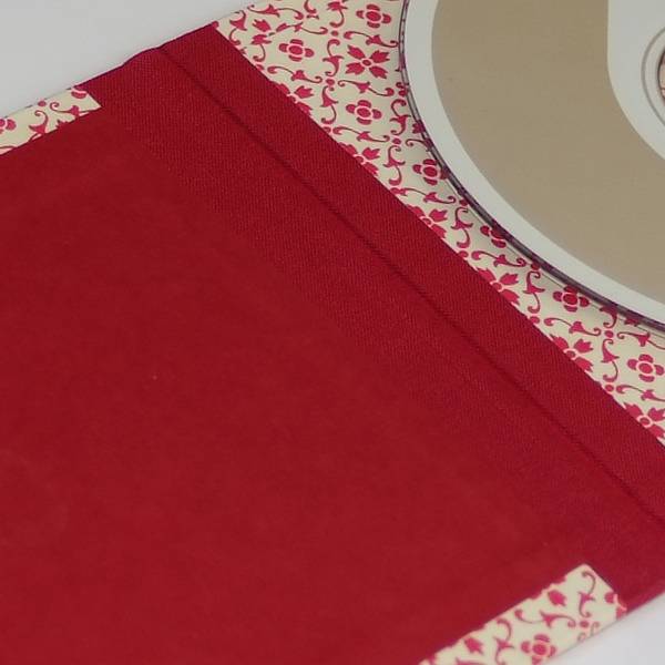 CD / DVD Hülle graphische Sternblumen rot - Image 2