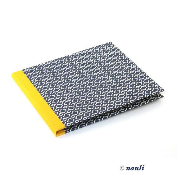 CD Hülle / DVD Verpackung - Quatrefoil blau gelb
