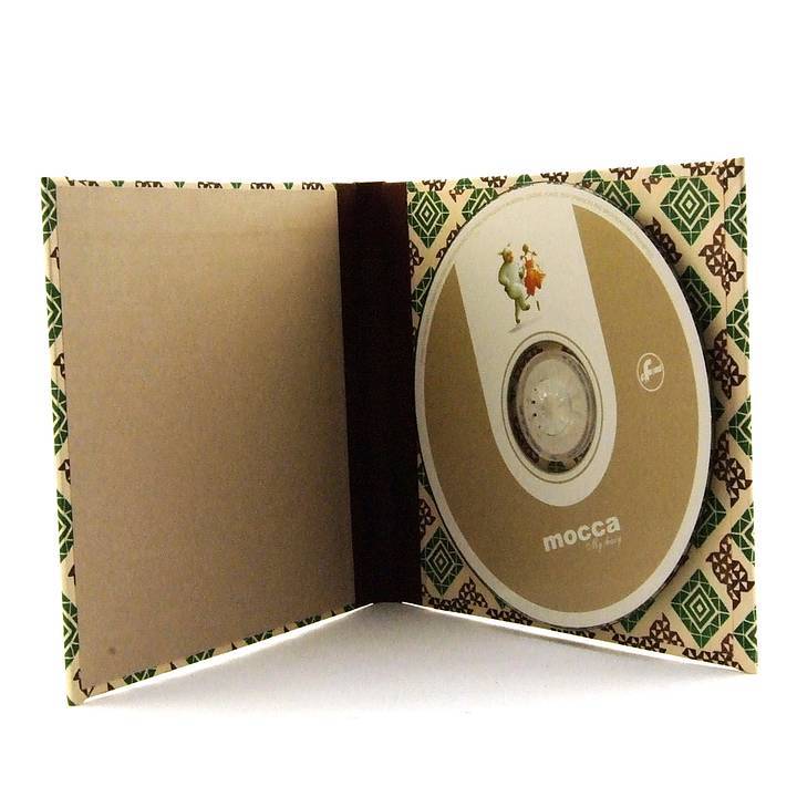 CD Hülle Karo braun grün - Image 3