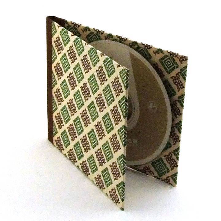 CD Hülle Karo braun grün - Image 4