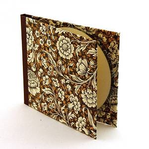CD Hülle Renaissance Blumen braun braun