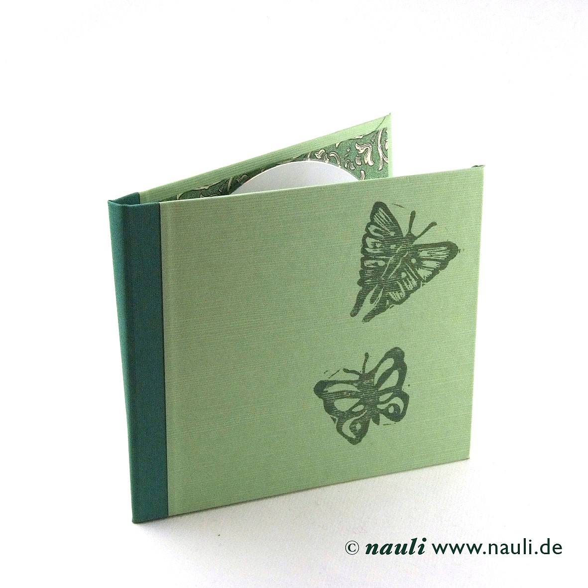 CD Hülle Schmetterling grün