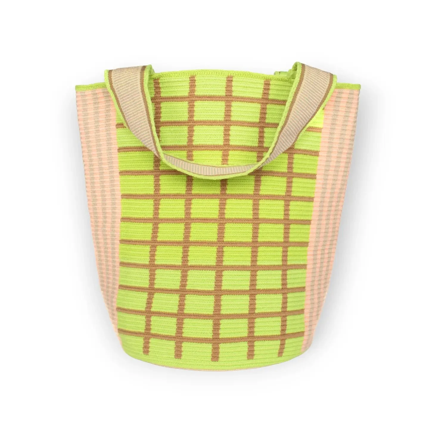 Check tote bag | Pistachio - Image 3