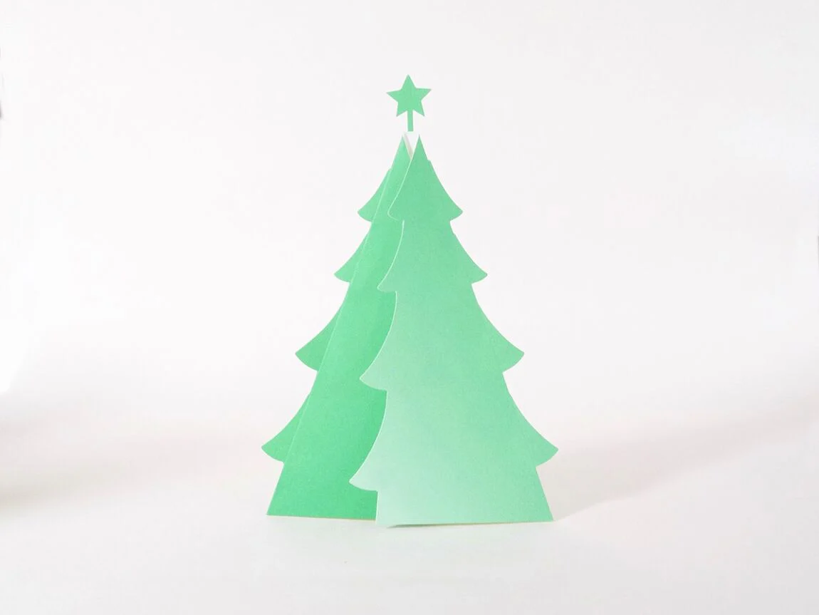 Christbaum Pop Up Karte