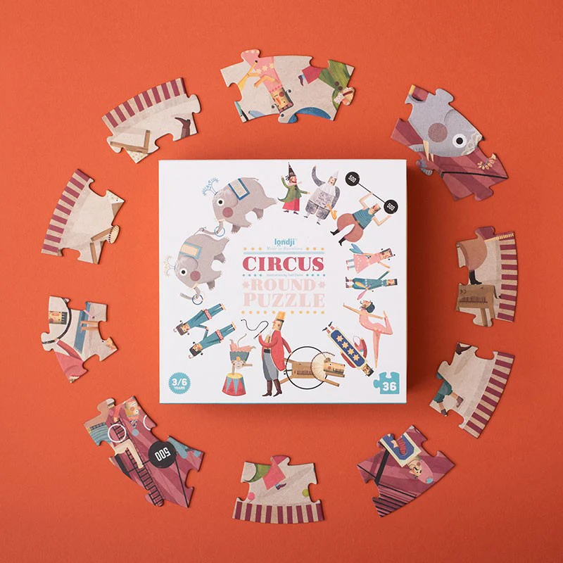 Circus - rundes Puzzle mit 36 Teilen - Image 3