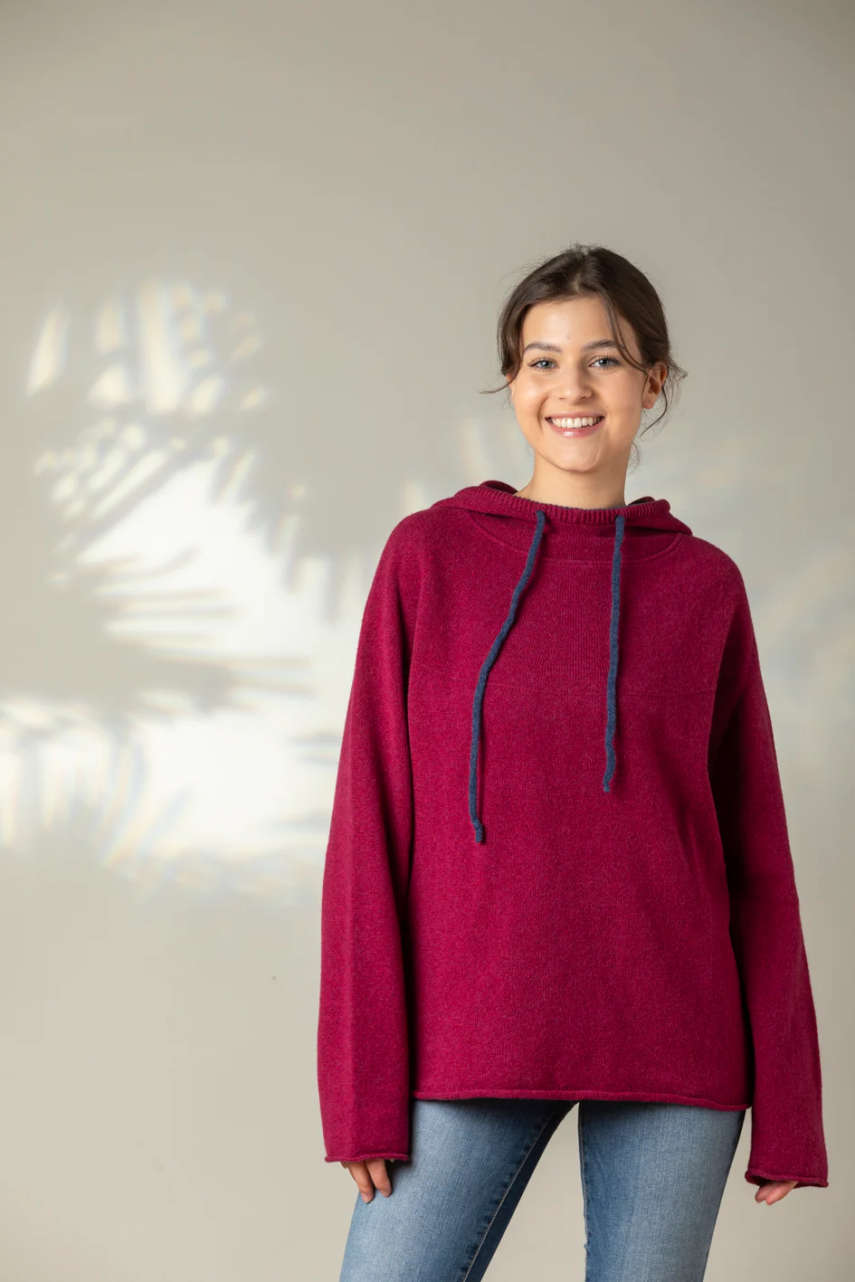 Unisex Pullover mit Kapuze - Corry Hoody Sweater Rosehip