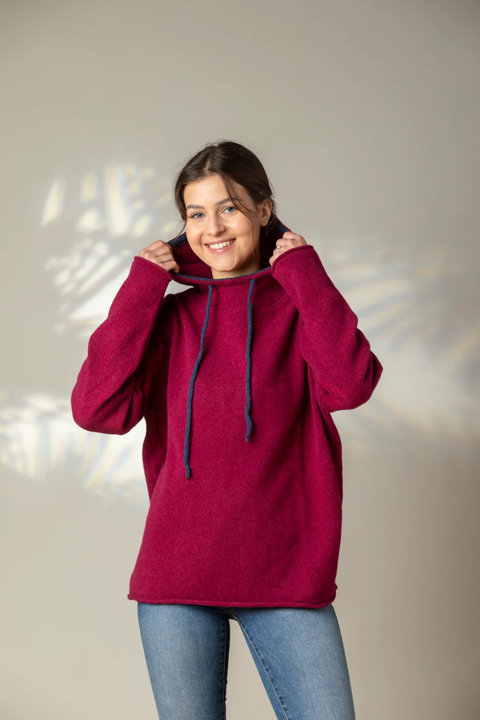 Unisex Pullover mit Kapuze - Corry Hoody Sweater Rosehip - Image 2