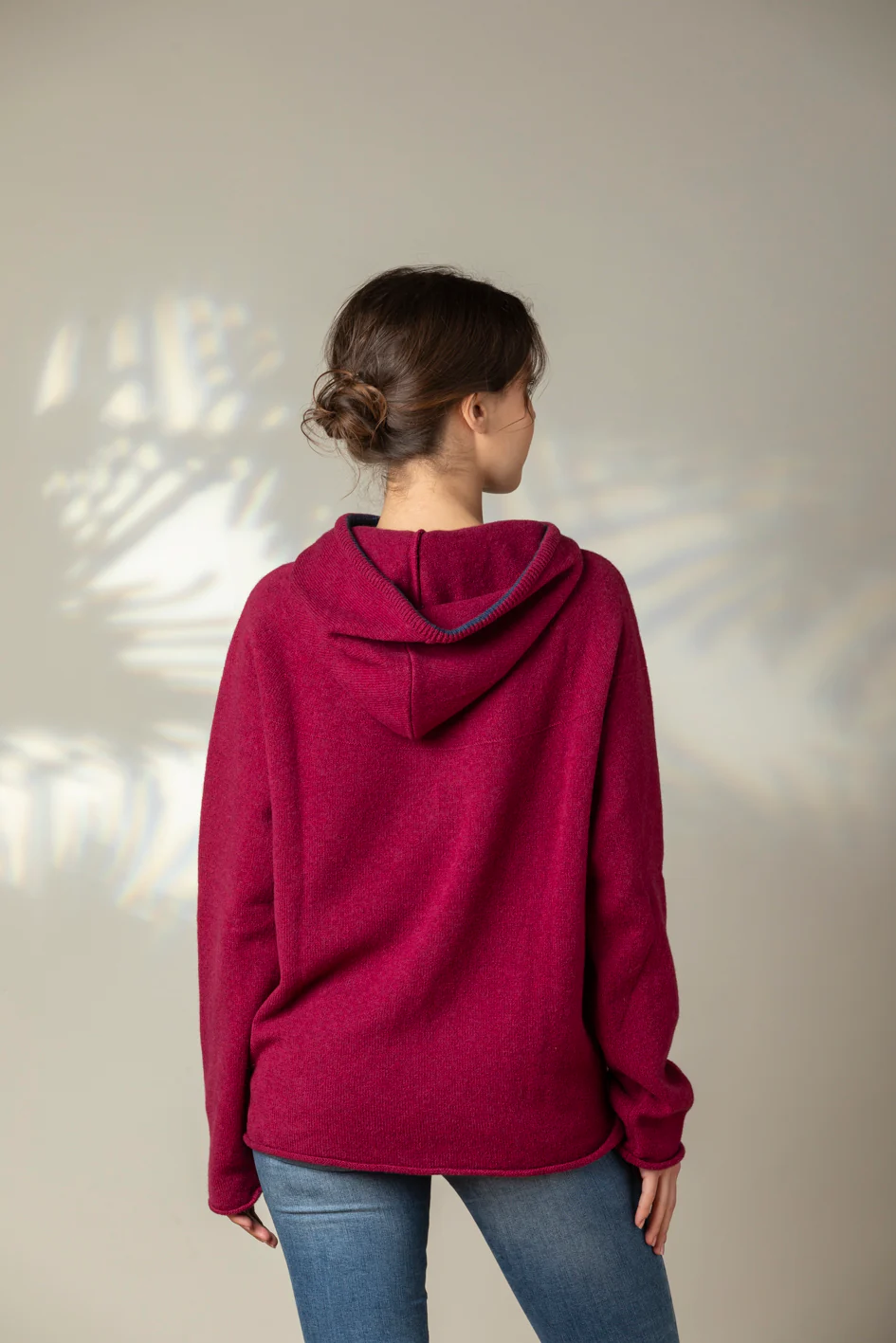 Unisex Pullover mit Kapuze - Corry Hoody Sweater Rosehip - Image 5