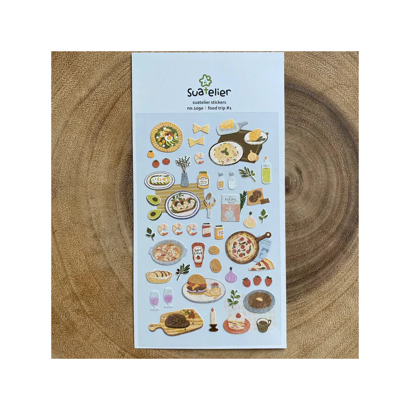 Daily Deco Sticker – food trip #1