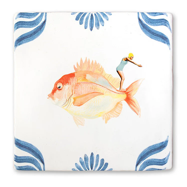 Dive fearlessly - StoryTiles - 20x20cm StoryTiles Large