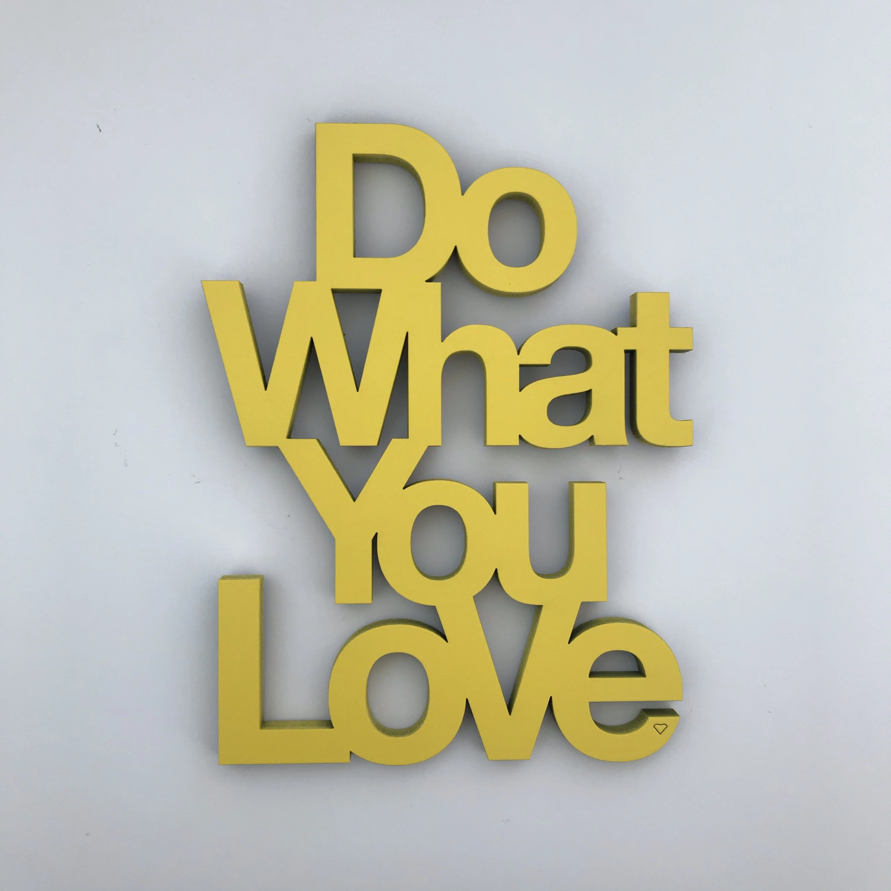 Do what you love! Gelber Schriftzug - Image 3
