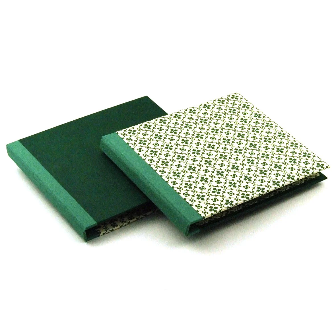 Doppel CD/ DVD Hülle grüne grafische Sternblumen