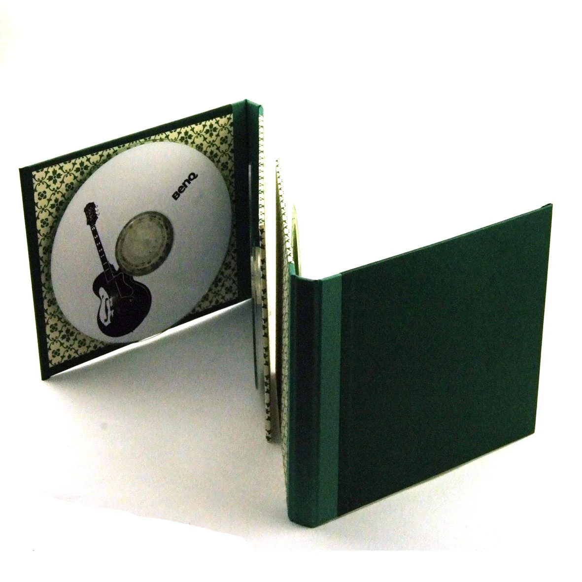 Doppel CD/ DVD Hülle grüne grafische Sternblumen - Image 3