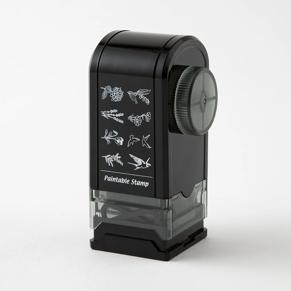 Drehstempel Dial Flower & Bird | Paintable Rotating Stamp Dial Flower & Bird - Image 4
