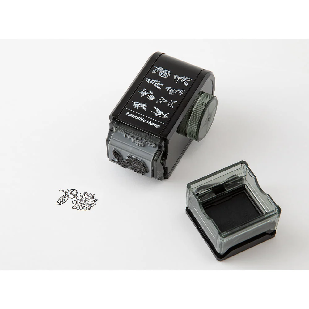 Drehstempel Dial Flower & Bird | Paintable Rotating Stamp Dial Flower & Bird - Image 5