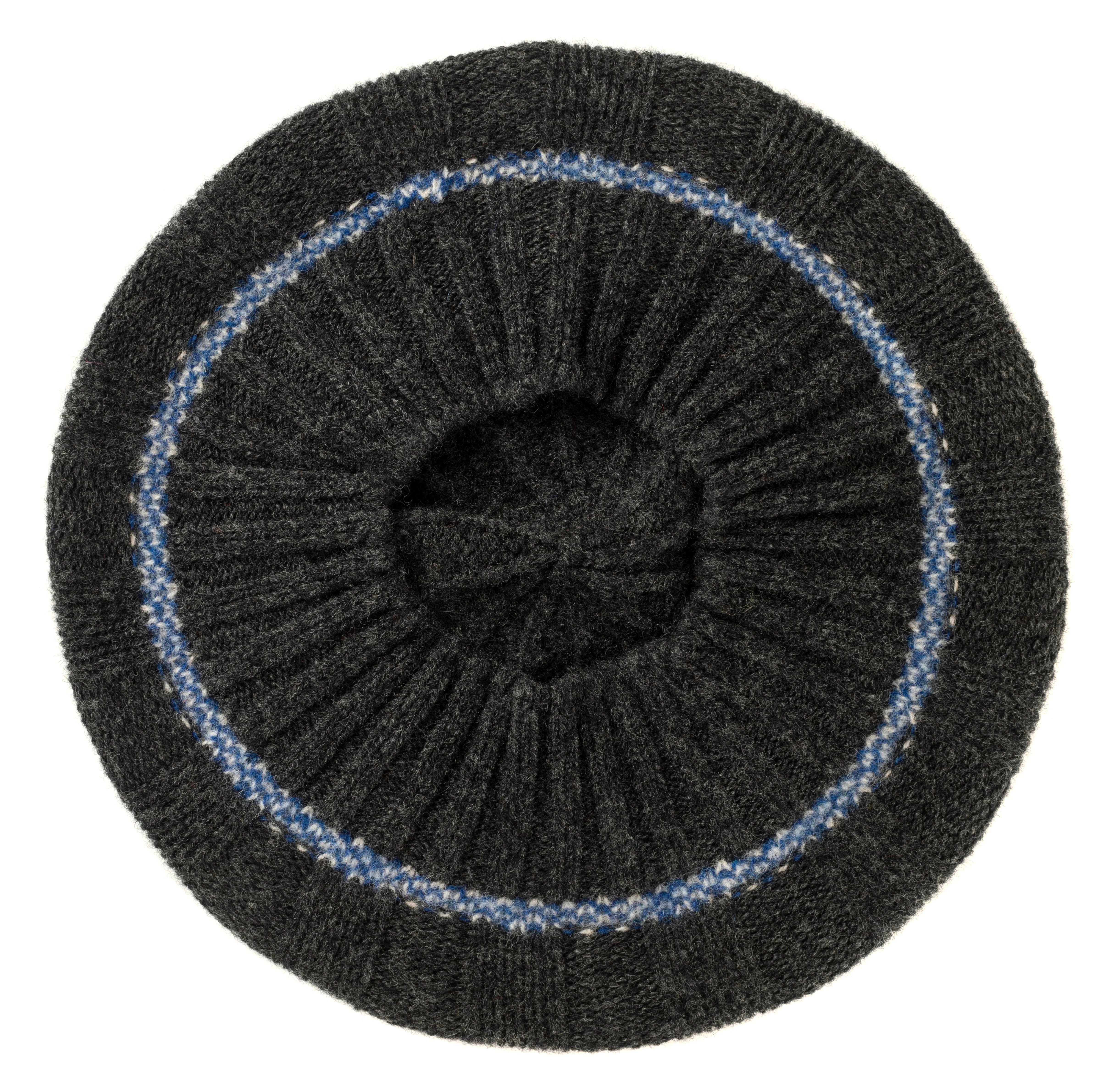 Bowden Rib Beret Charcoal - Image 2