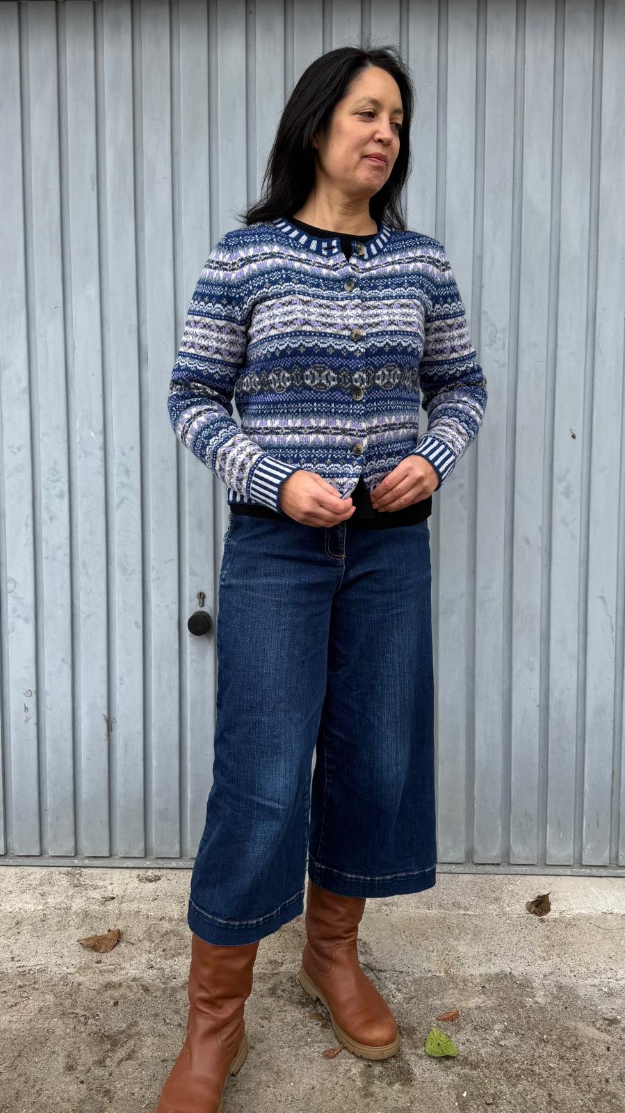 Strickjacke | Kinross Cardigan Sapphire - Image 3