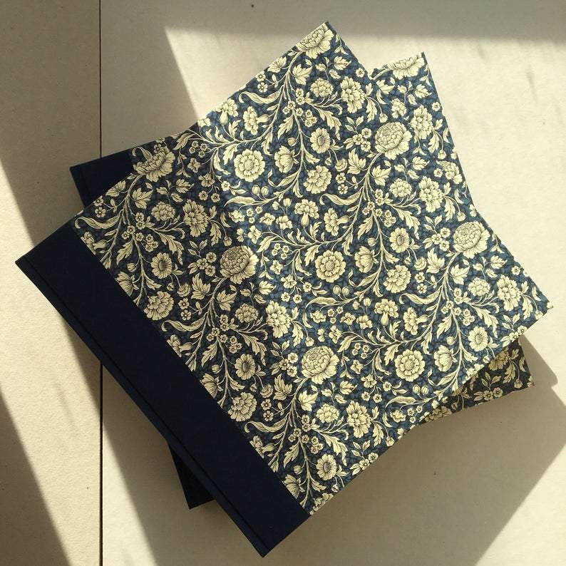Fotoalbum Jumbo Renaissance Blumen blau - Image 4