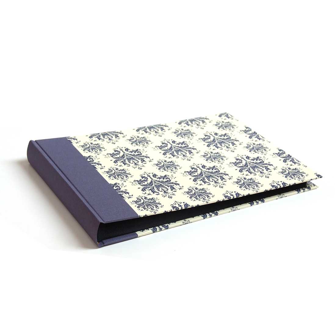 Fotoalbum XL Damast blau