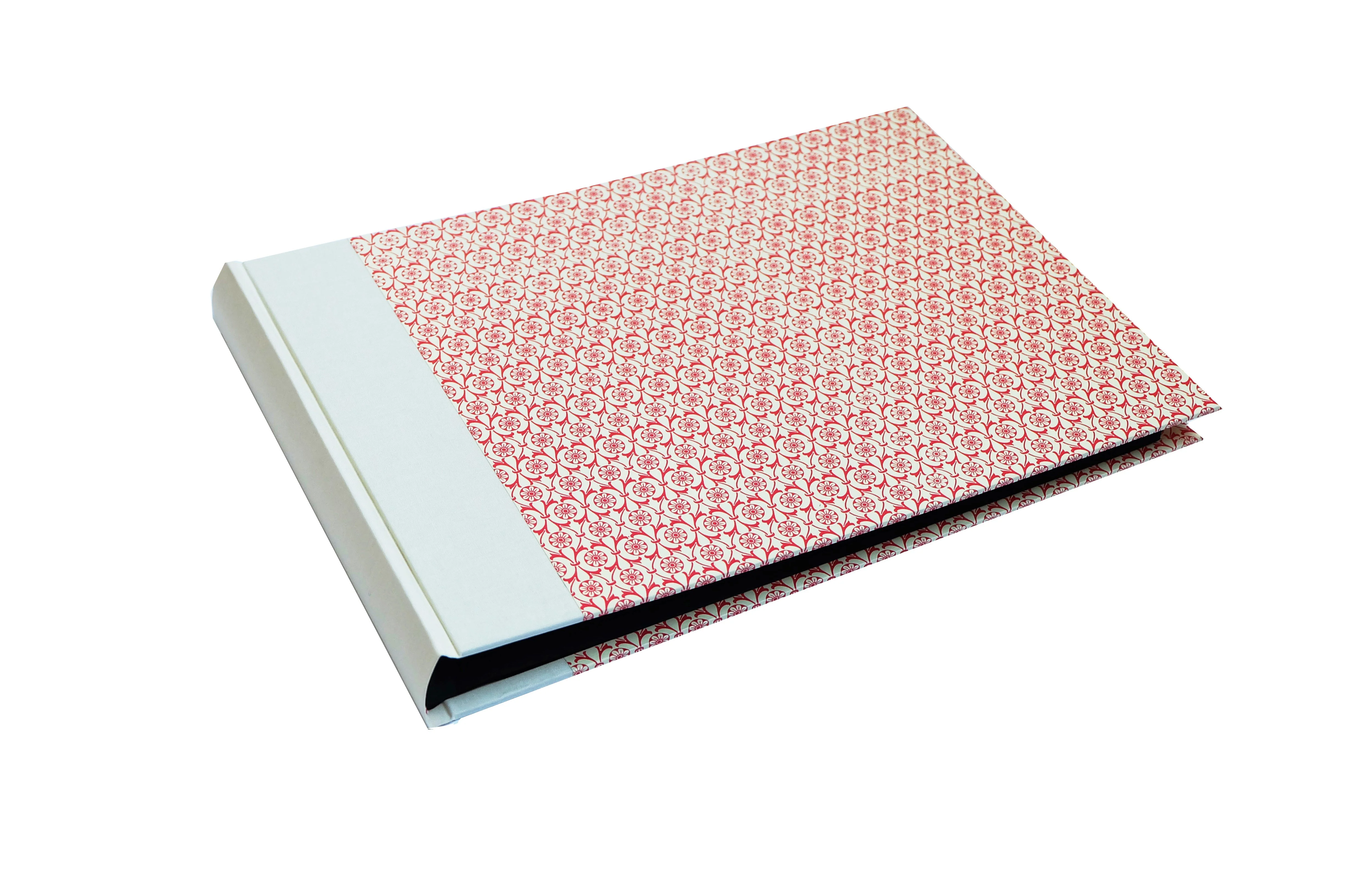 Fotoalbum XL Holländische Fliesen rot mit cremefarbenem Leinen - Image 4