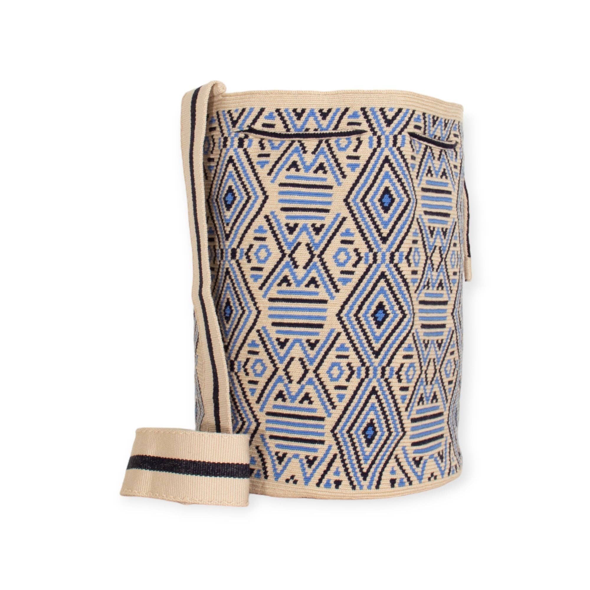 Geometric backpack | Sky blue - Image 3