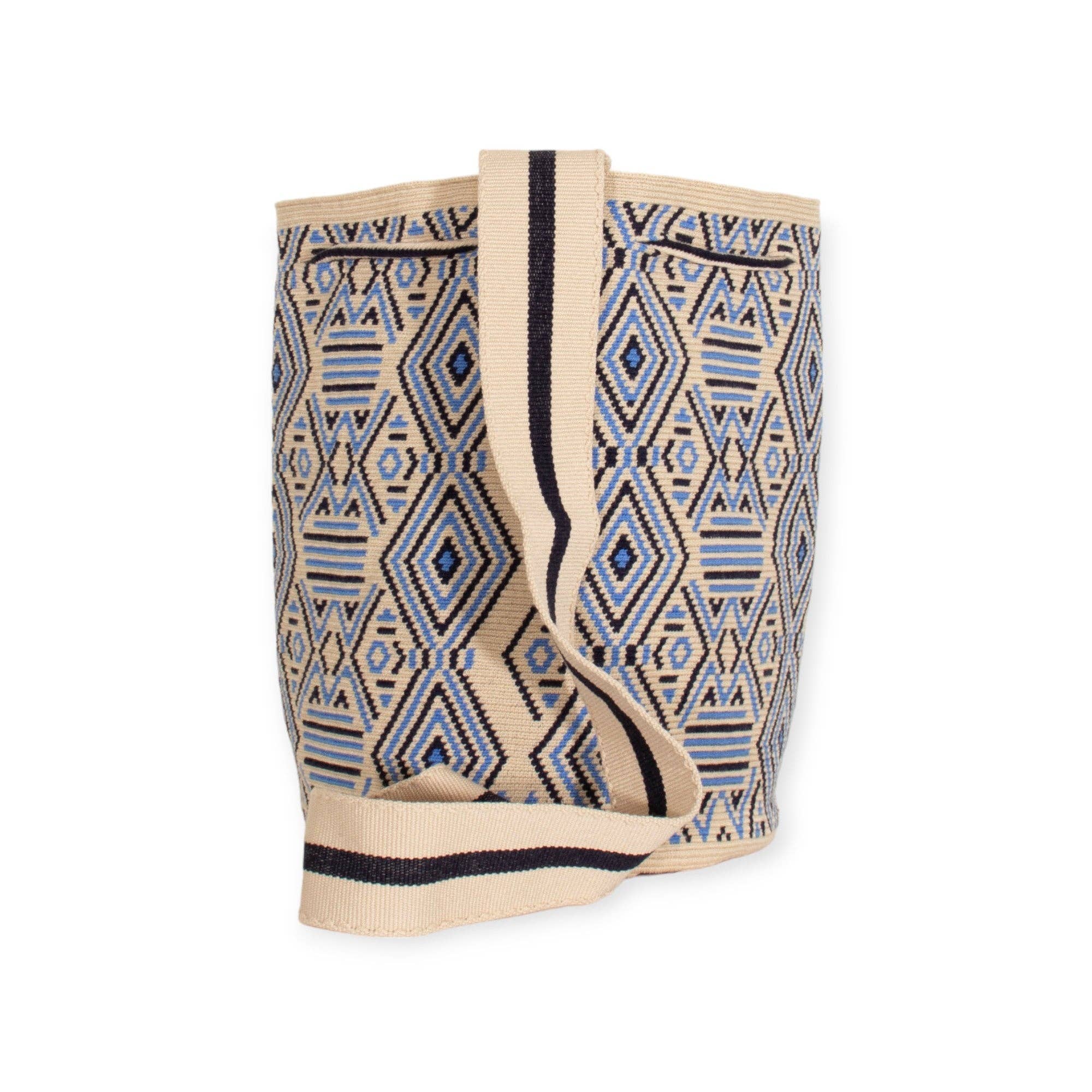 Geometric backpack | Sky blue - Image 4