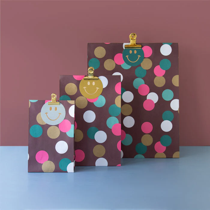 Geschenktüten Blockbodenbeutel - Riesenkonfetti