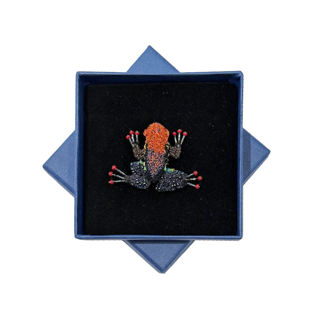 gestickte Brosche - Cainarache Frosch - Image 3