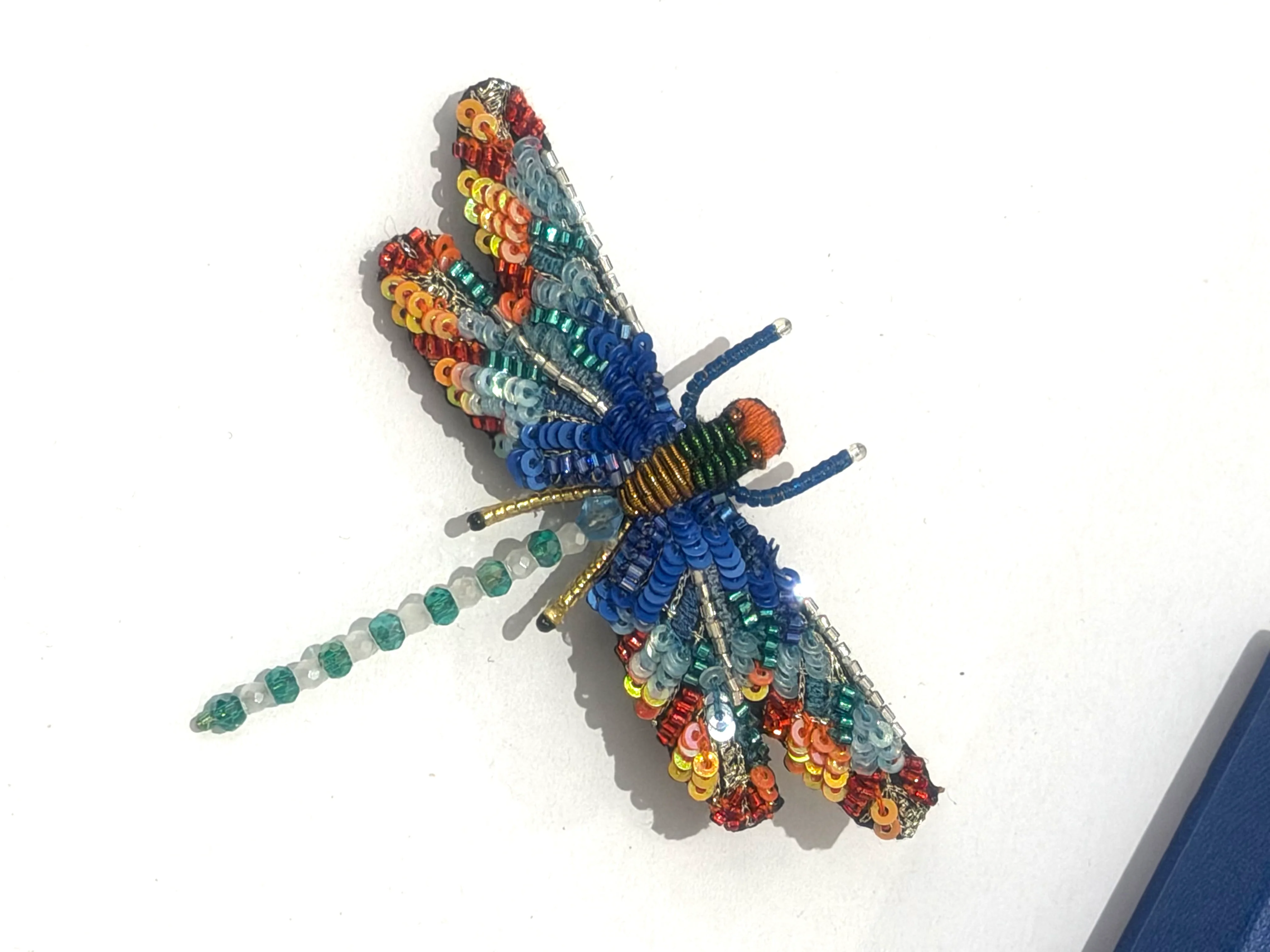 gestickte Brosche - Libelle - Image 2