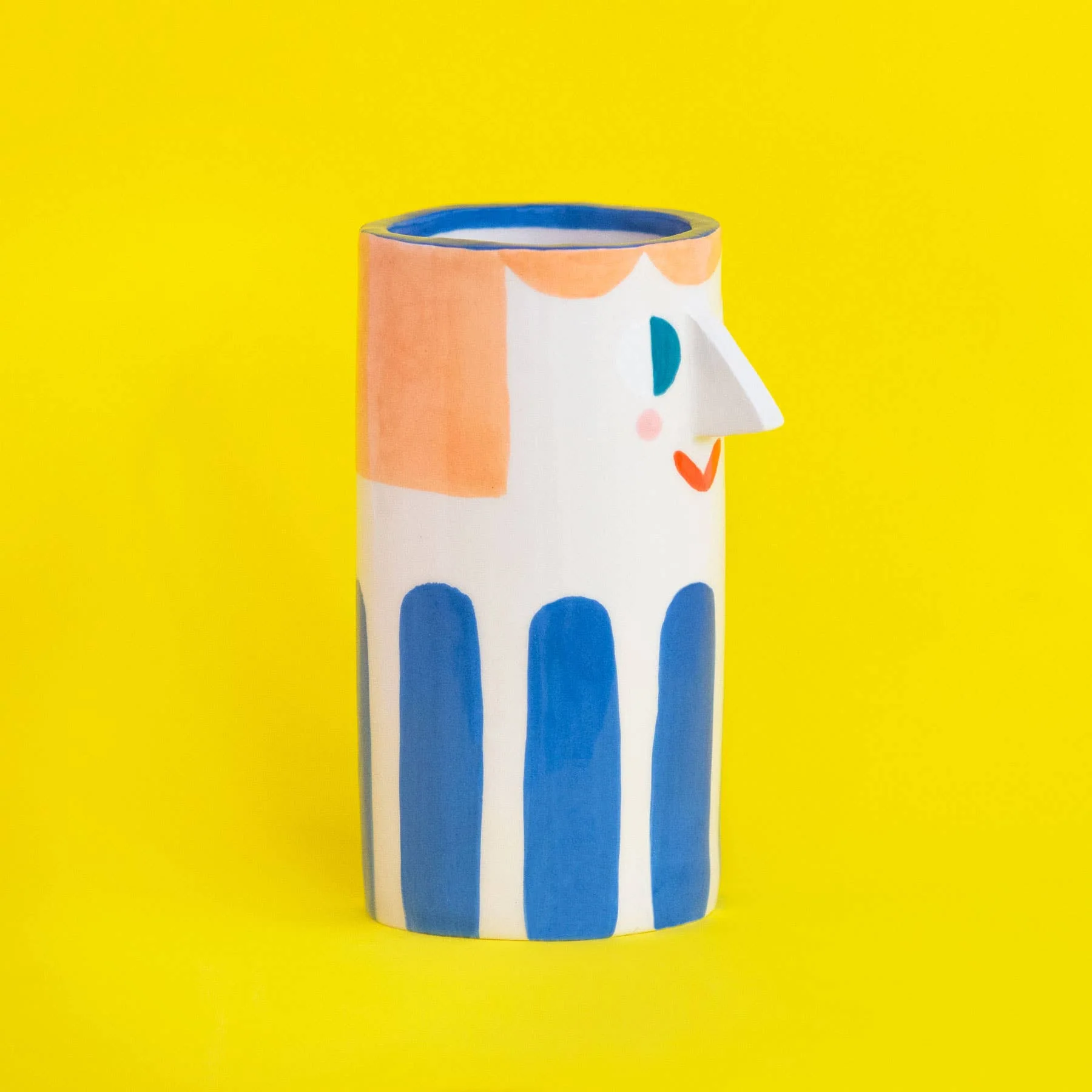 Vase | Ordnungshelfer Mädchen mit blauen Streifen - Image 3