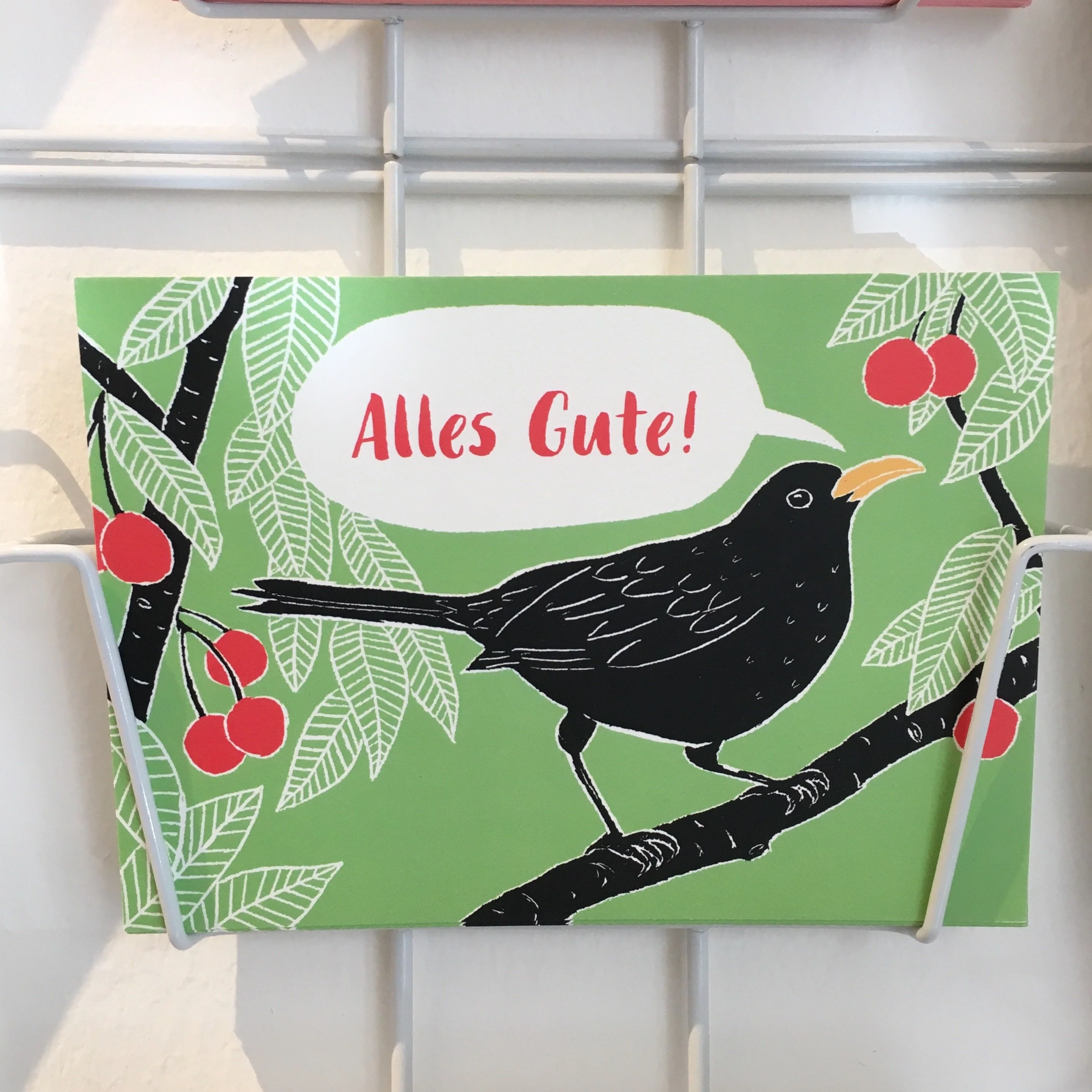 Grußkarte Alles Gute! - Amsel - Image 4