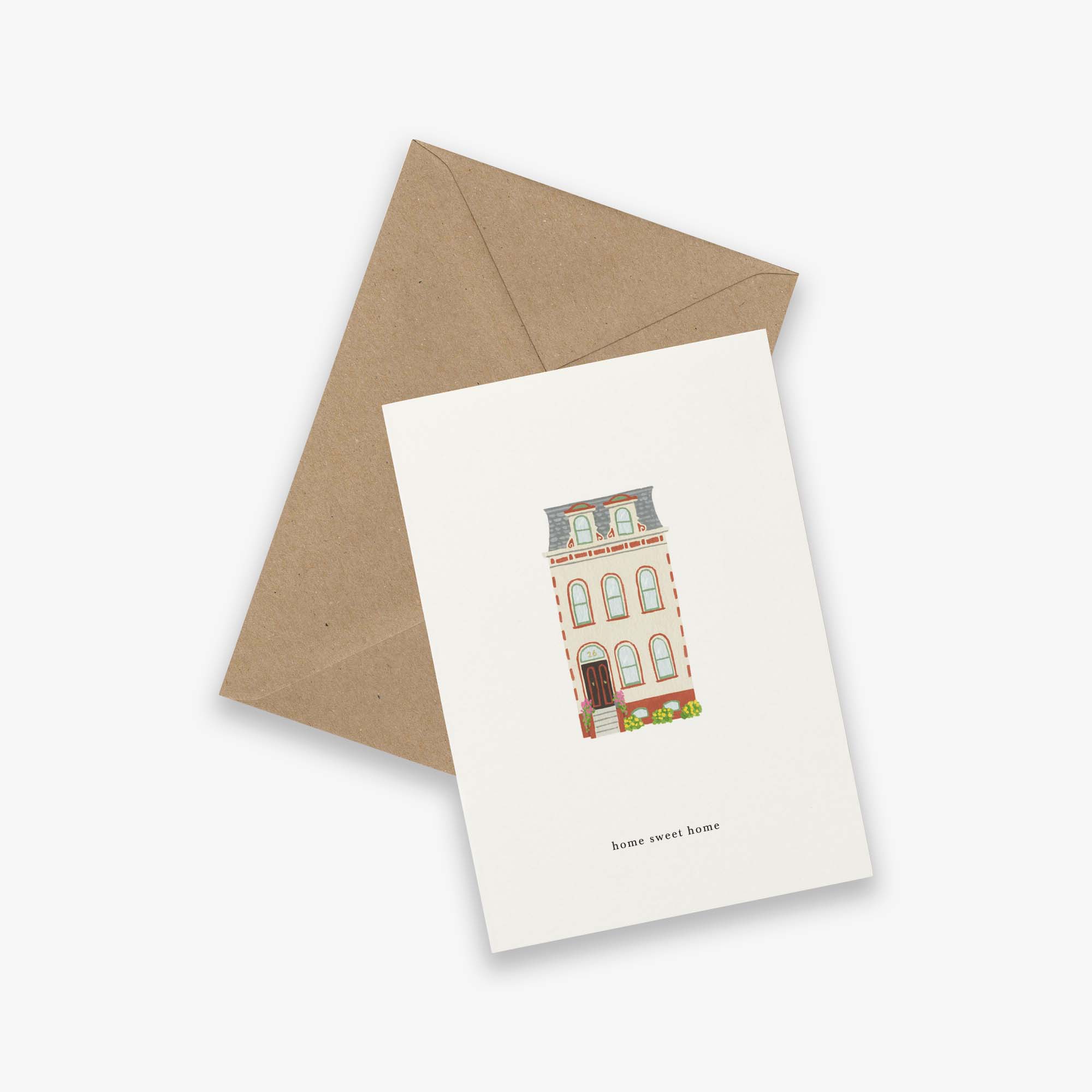 Grußkarte - Home