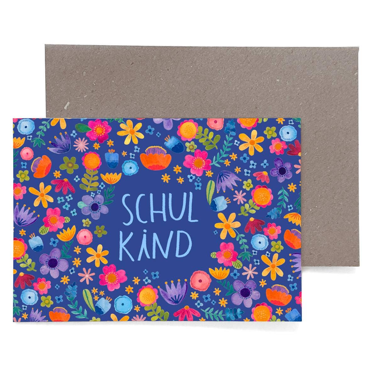 Klappkarte Schulkind