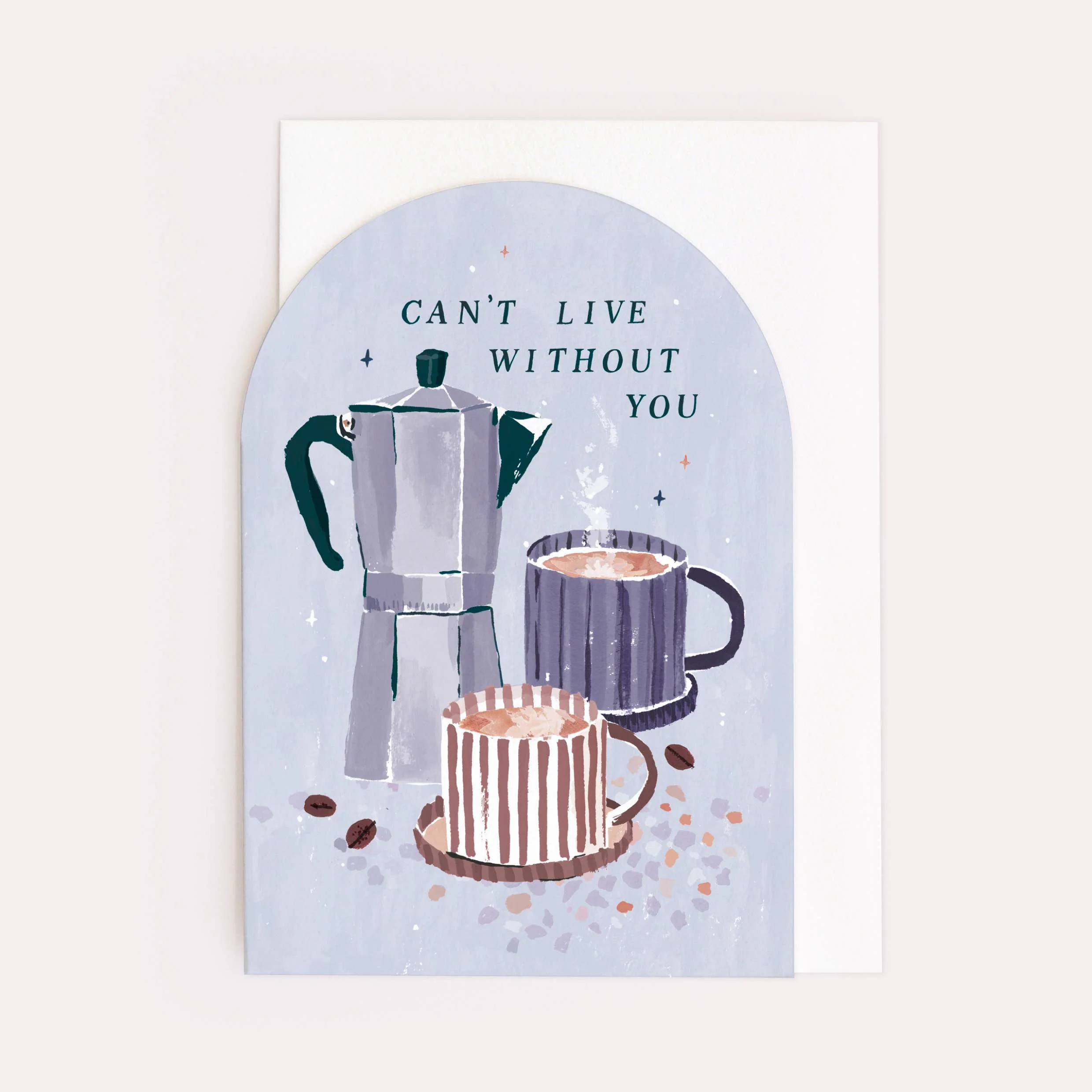 Grußkarte Valentinstag - Coffee Lover