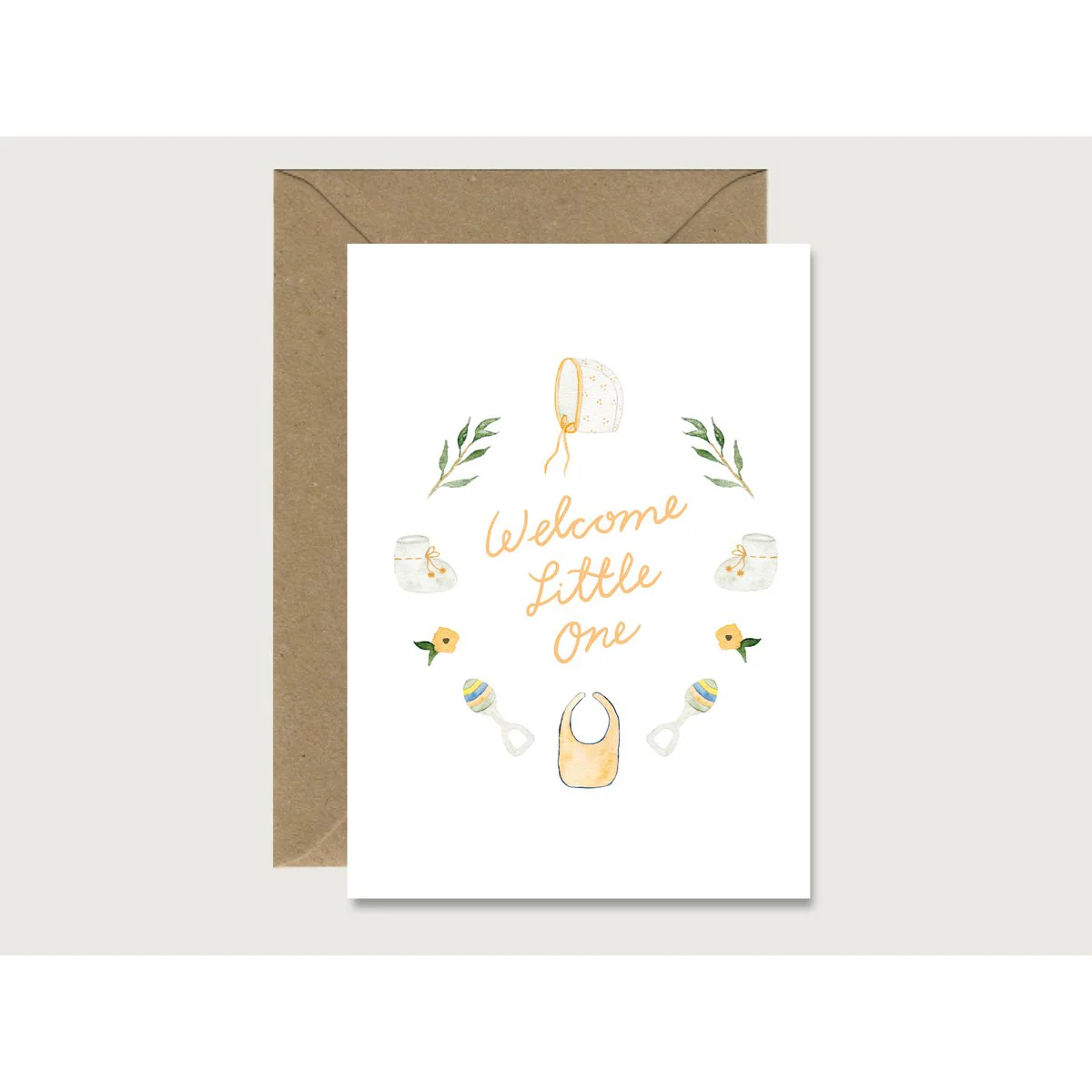 Grußkarte zur Geburt - Welcome Little One