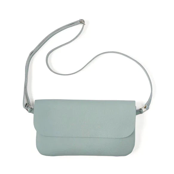 Ledertasche Double Up Hellblau Mint – Keecie - Image 3