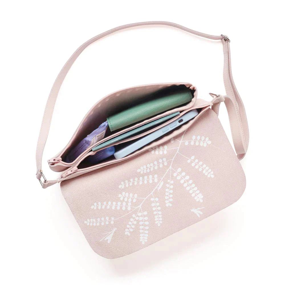 Ledertasche Double Up Powder Pink – Keecie - Image 4