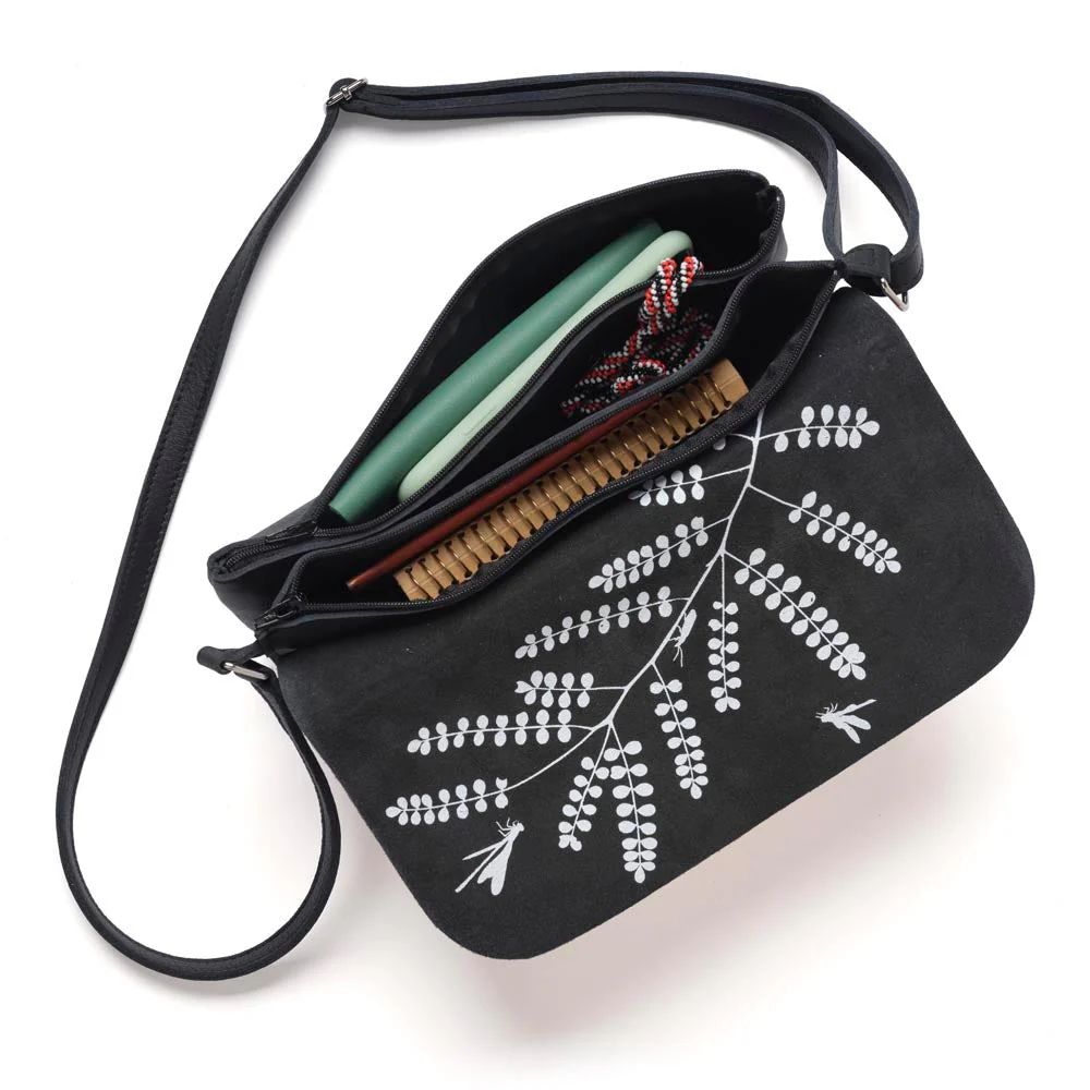 Ledertasche Double Up Schwarz – Keecie - Image 3