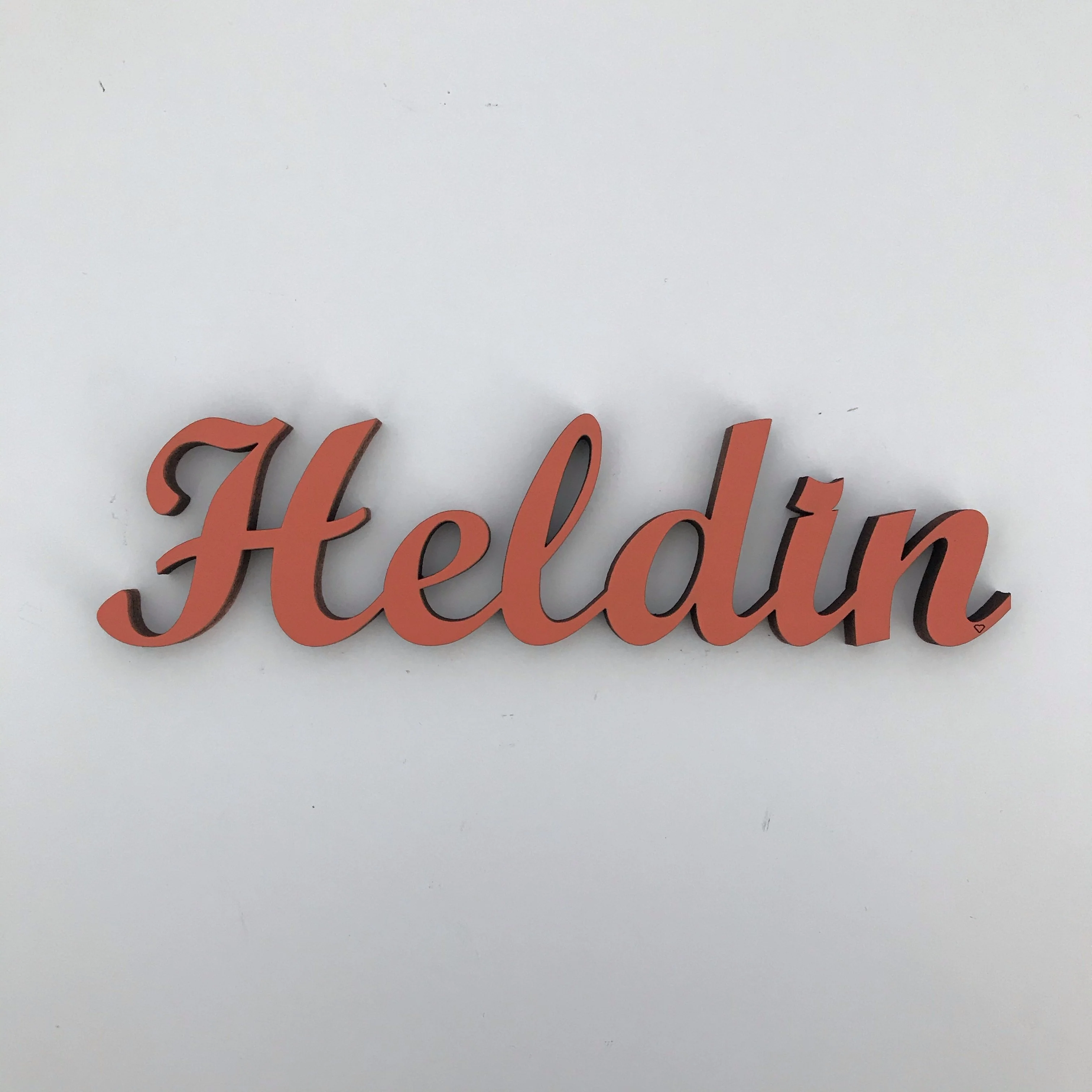 Heldin - 3D Schriftzug