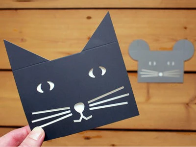 Katze Pop Up Karte
