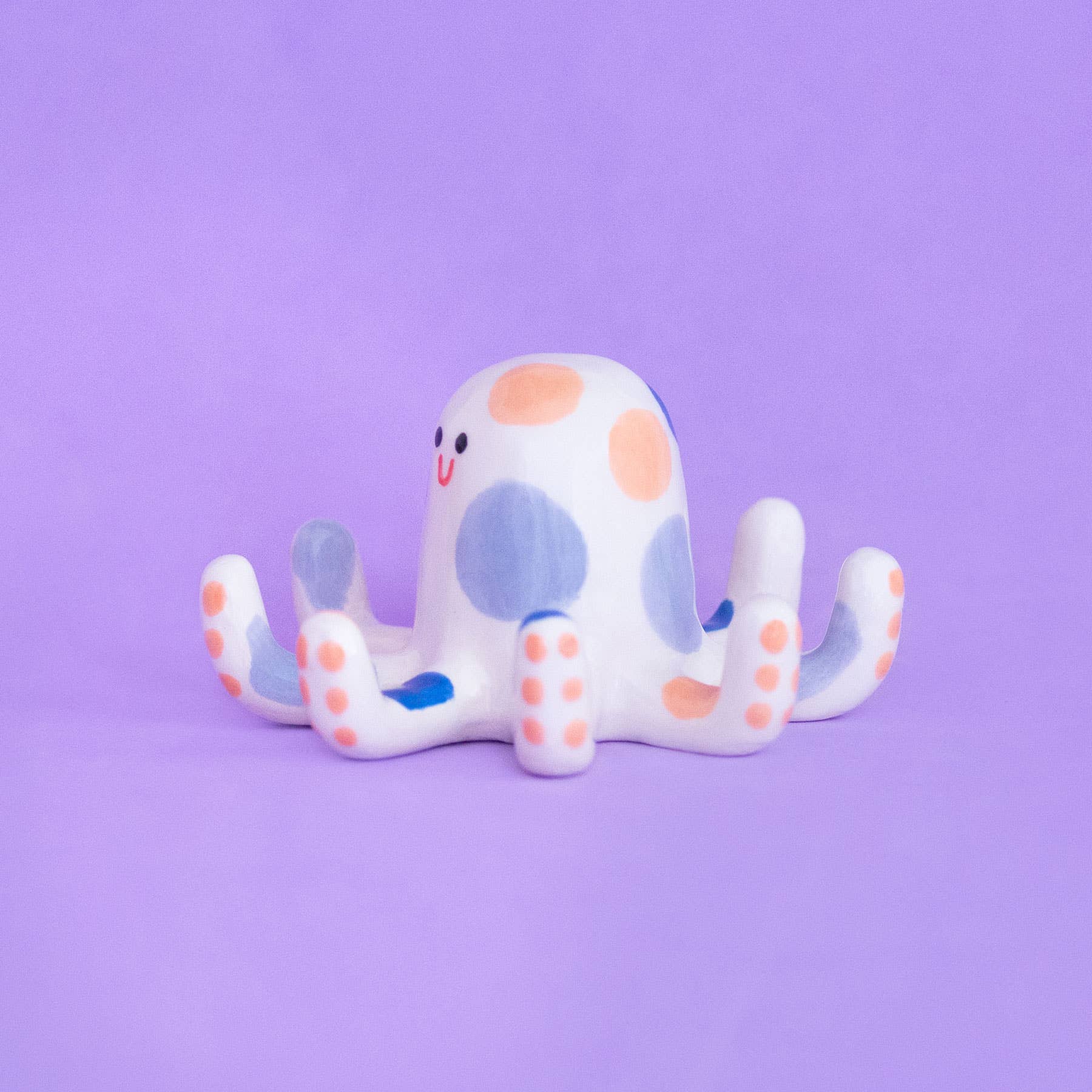 Keramikskulptur | Schmuckhalter Oktopus - Image 2